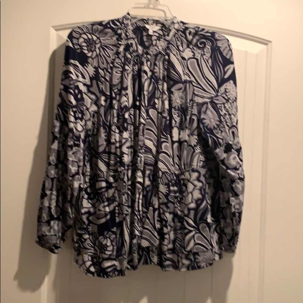 Flowy button down top